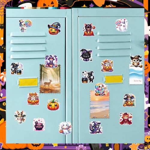 Halloween Fridge Magnets Set - Cute Ghost Pumpkins & Spooky Designs, 20 Pcs