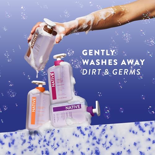 Native Liquid Hand Soap Lavender & Rose 13 oz - Non-Drying, Plant-Based Formula