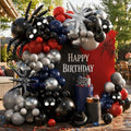 Balloon Arch Kit 130Pcs Superhero Spider Theme Party Decorations for Birthdays & Halloween