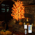 6FT 144LED Maple Tree Light with Pumpkins & Acorns - Thanksgiving Outdoor Decor - Variation of THIS listing
