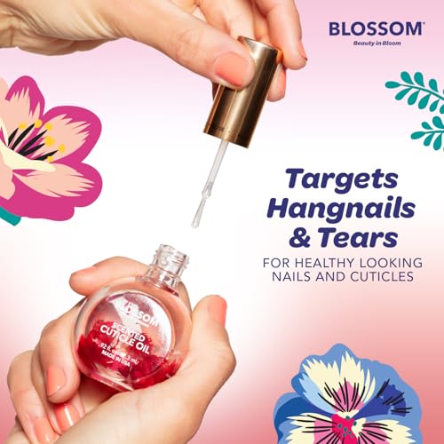 Strawberry Scented Blossom Cuticle Oil for Nails - 0.5 Fl Oz - Natural Nail Care