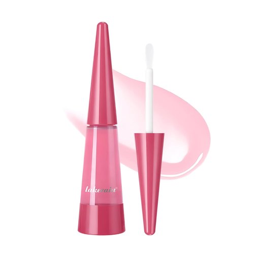 **BAISEN DIARY Plumping Lip Oil - Ultra-Hydrating Glossy Finish for Smooth, Juicy Lips | #5 Soft Pink**