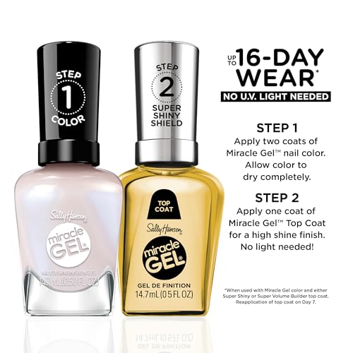 Nail Polish - Sally Hansen Miracle Gel Supercharged Glam Collection - 0.5 Fl Oz - Chic's in Charge - Variation 231