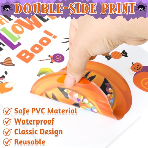 Halloween Window Clings - 102 PCS Spooky & Fun Decorations for Home & Party - Variation: Halloween
