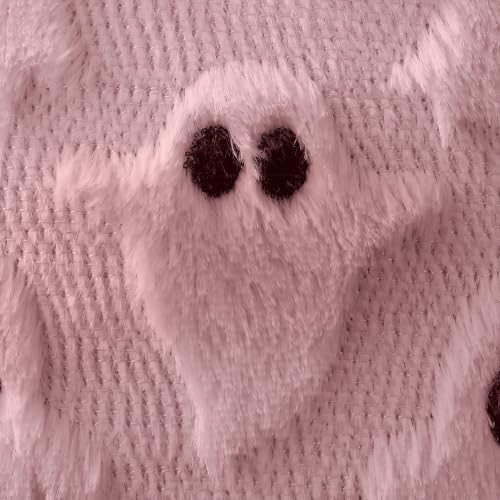 Pink Ghost Plush Halloween Pillow Cover 12x20 Inches - DFXSZ Variation of THIS listing