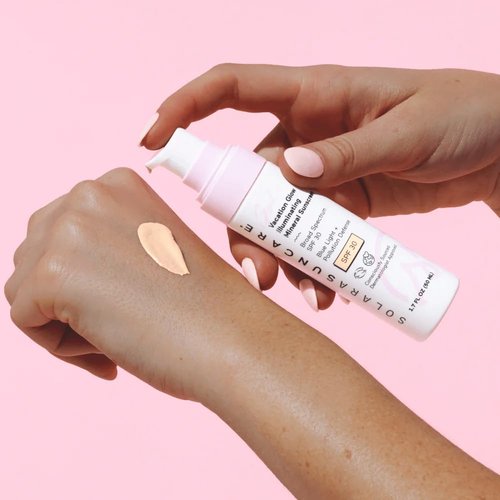 Solara Suncare Go! Vacation Glow Tinted Moisturizer SPF 30 - EWG Verified, Vegan & Reef Friendly | Unscented, Lightweight (1.7 fl oz | 50 ml)