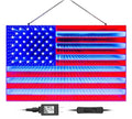3D Mirror American Flag Infinity Mirror Light - 23x15 Patriotic Window Decor - Variation of This Listing