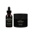 Golden Grooming Beard Bundle for Black Men | Natural Beard Growth Kit with Shea Butter (Regular, Cedar Frost)
