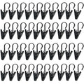 Steel Curtain Light Hooks with Clips for Hanging Decor and Camping