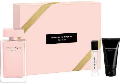 Narciso Rodriguez 3-Piece Women's Fragrance Set - Eau De Parfum & Body Lotion | Perfect Gift Idea
