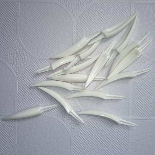 16-Pack Halloween Pumpkin Teeth Fangs for Jack O Lantern Decor - Spooky Pumpkin Accessories