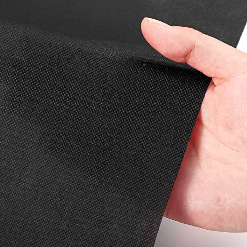 Party Not Slip Carpet Runner - 2.6 x 30 Feet Black Aisle & Event Rug with Accessories