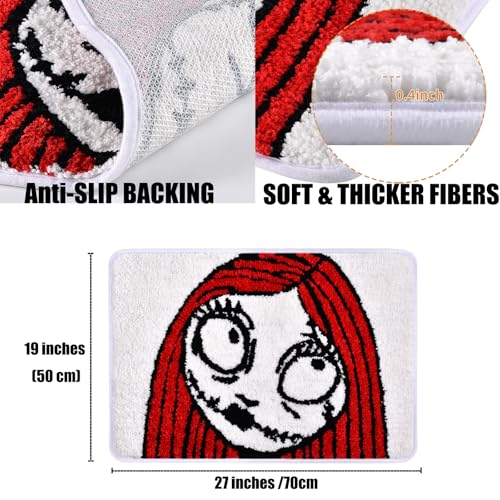 Halloween Nightmare Christmas Sally Bath Mat Non-Slip Absorbent Rug for Bathroom Floor Decor
