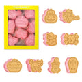 Halloween Cookie Cutters Set 8pcs, Cartoon Biscuit Molds for Cookies & Crafts