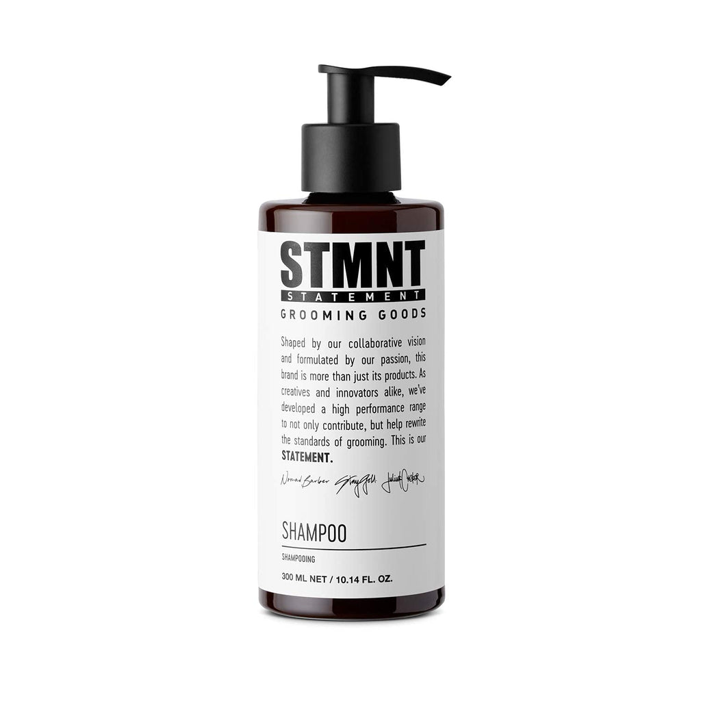 STMNT Grooming Goods Shampoo - Sulfate-Free Formula with Activated Charcoal & Menthol for Fuller Hair