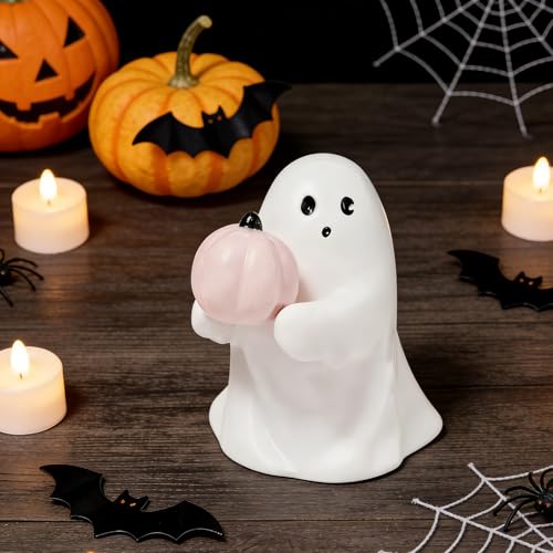 Halloween Ghost Figurine - Pumpkin Ghost Indoor Decor with Variation 4