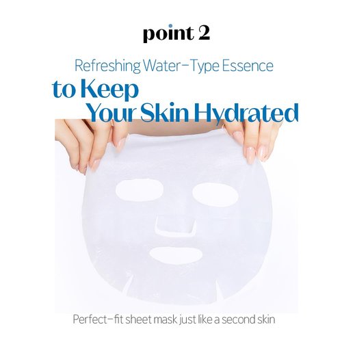 ETUDE SoonJung Sheet Mask - Moisturizing Panthensoside Face Mask for Sensitive Skin | 5pcs Pack, 100% Bamboo