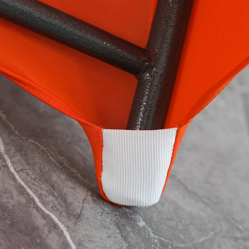 Orange Cocktail High Top Table Cover - 32 x 43 Inch Spandex Stretch Tablecloth (2 Pack) - Variation of THIS listing
