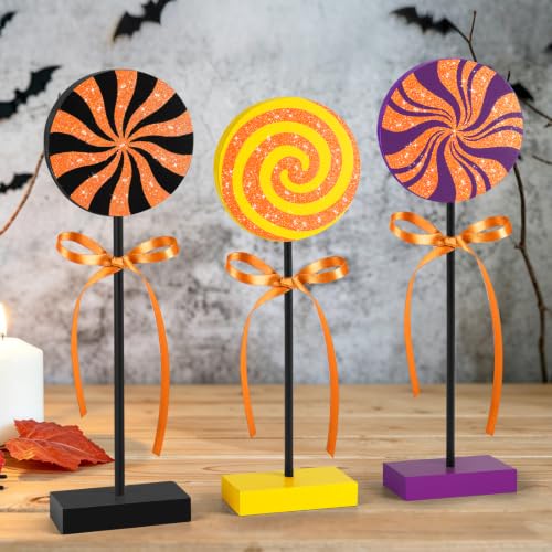 Halloween Wooden Candy Sign Set - Shiny H.Shiny Variation, 3 Pieces