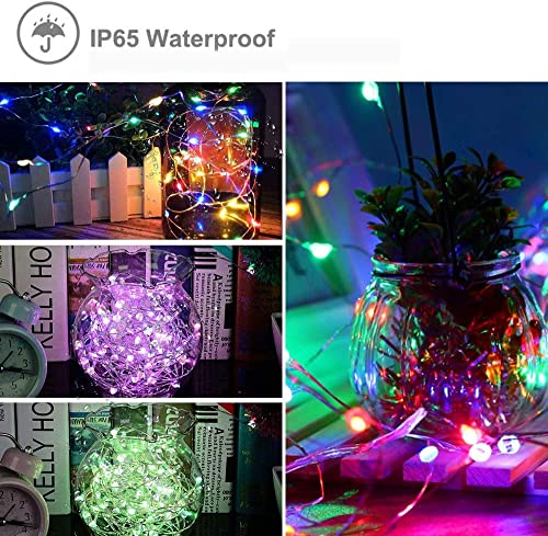 RGB Fairy String Lights 16.4ft 200 LEDs WS2812B IC Color Changing 4 Pack