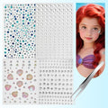 Self-Adhesive Face & Body Gem Set with Mermaid Suit Variation - 683 Pcs