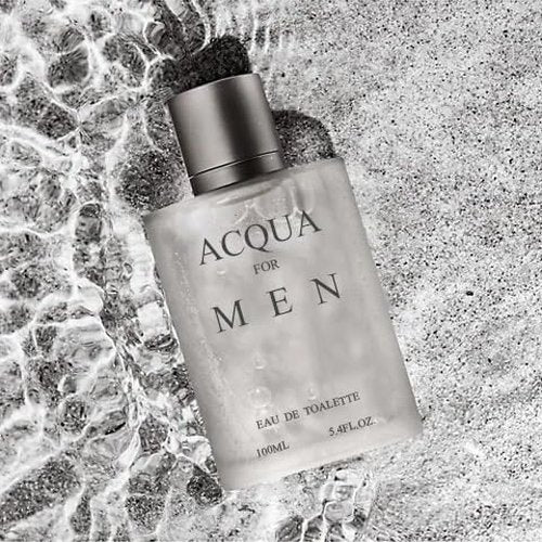 Acqua Cologne for Men - Fragrance Set with Bergamot, Jasmine & Cedarwood | 3.4oz x 3pcs