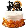 Halloween Cake Topper Jack and Sally Nightmare Before Christmas Party Decoration