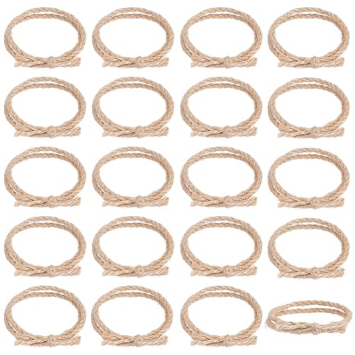 30Pcs Western Themed Jute Rope Decorations for Party & Rustic Wedding
