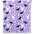 Baby Skeleton Halloween Blanket Cartoon Ghost Spooky Throw 30x40 Inches - Multi 45