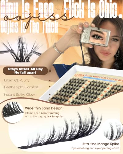 Wispy Natural Eyelash Clusters 8-14mm for Lash Extensions - Soft Glam