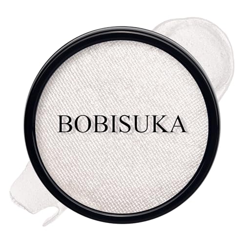Pearl White Face & Body Paint Kit with Metallic Finish - Halloween & Cosplay