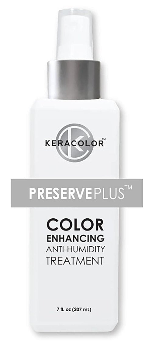 Keracolor Preserve Plus Color Enhancing Treatment - Anti-Humidity Frizz Control & Heat Protection | 7 fl. oz.