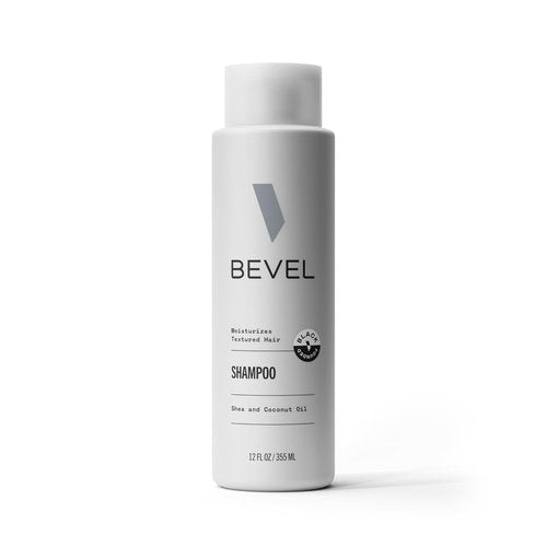 Bevel Shampoo for Men - Sulfate-Free Formula with Coconut Oil & Shea Butter for Textured Hair | 12 Oz