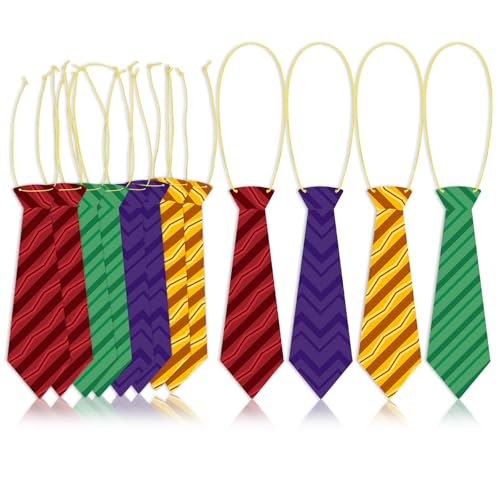 24-Piece Wizard Party Paper Tie Set for Event Decorations and Costumes