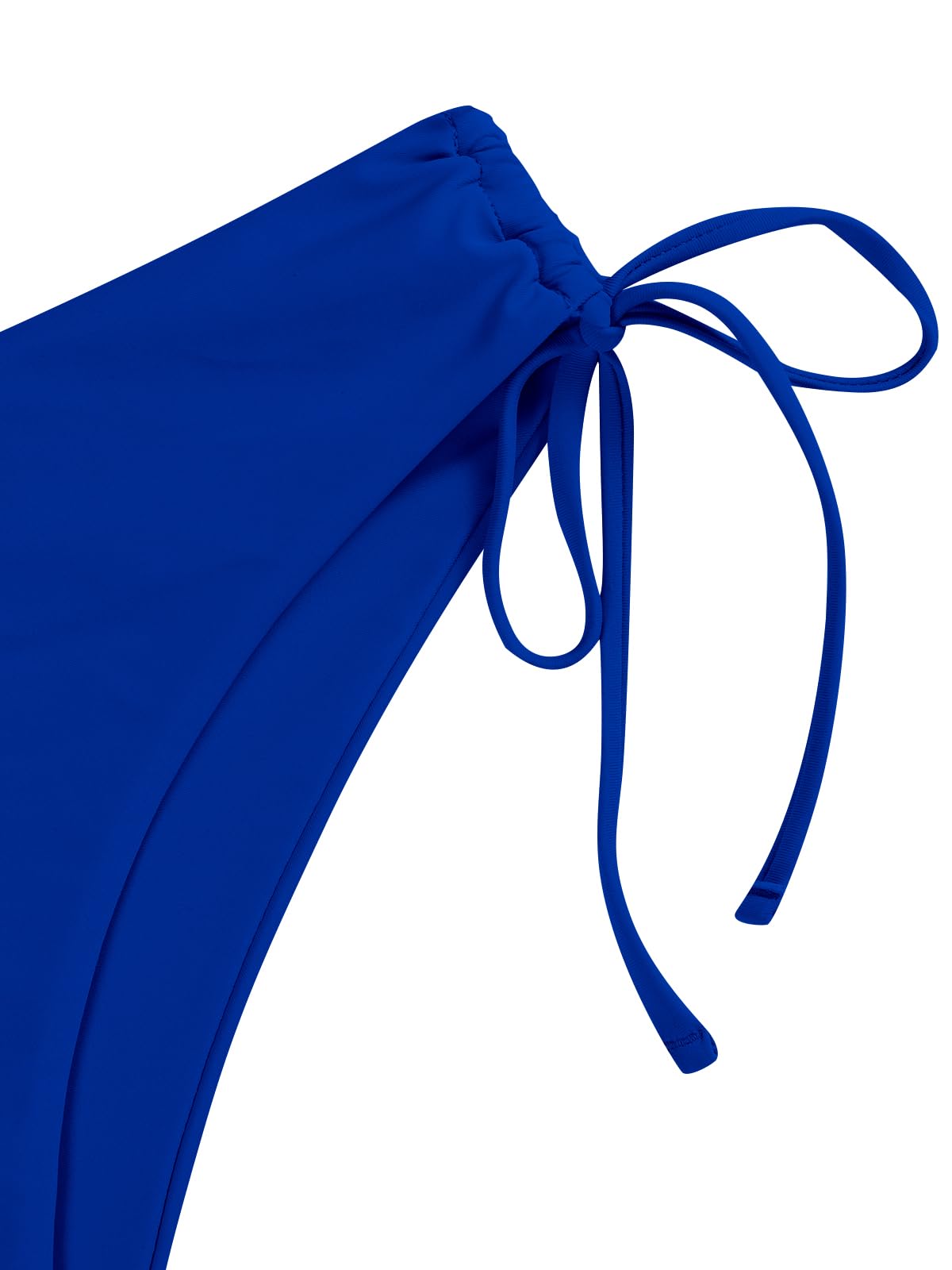 ZAFUL Bikini Sets 2 Piece Cheeky High Rise Swim Suits for Women 2025 Spaghetti Strap Criss Cross Bathing Suit Teen Girls Cut Out Swimsuit Modest Bottom Swimwear Royal Blue M