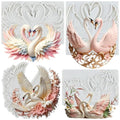 Swan Silicone Fondant Mold Set - Animal Cake Decorating Molds - Style B