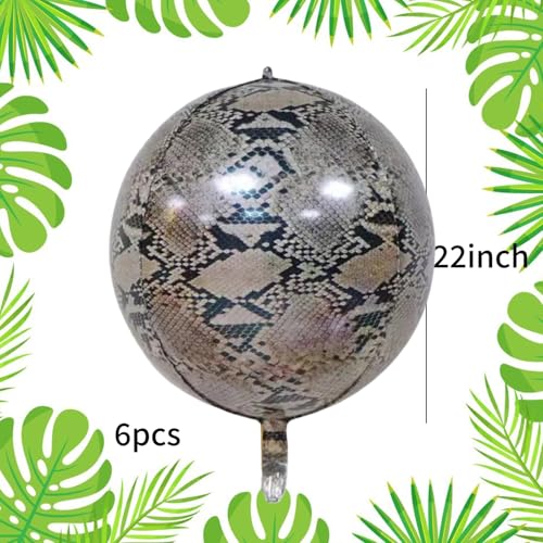 Python Pattern 22-Inch Inflatable Balloon Set - Jungle Safari Party Decorations