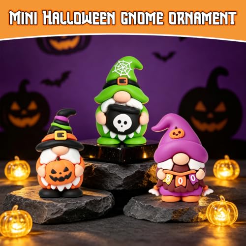 60Pcs Halloween Mini Gnomes Figurines - Small Decor for Table & Party