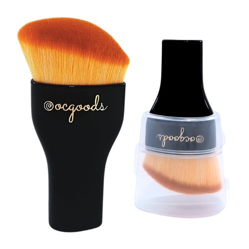 Makeup Blending Brush Applicator for Face and Body for Liquid Foundation Sunscreen BB Cream Bronzer Self-Tan Tinted Moisturizer