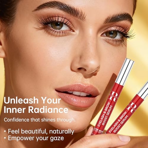 Redcool Lash Serum: Eyelash Growth Serum Gentle Natural Vegan Enhancing Treatment Nourishing Conditioning Formula for Longer Thicker Fuller Natural Lashes -3ml