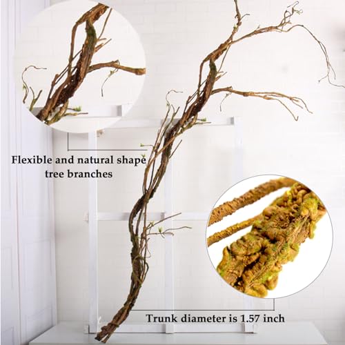 67in Fake Grapevine Garland with Flexible Branches for Wall Decor