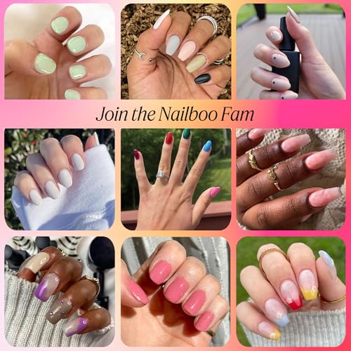 Press On Nails Baby Blue 30 Count - Salon-Quality Fake Nails for Manicure