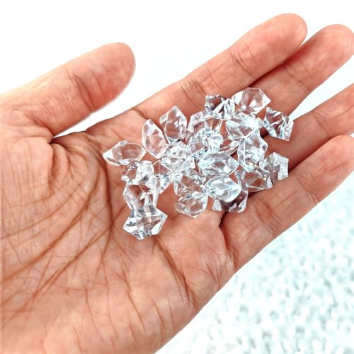 Clear Acrylic Ice Rocks Set for Decor Vase Fillers Party Table Centerpieces