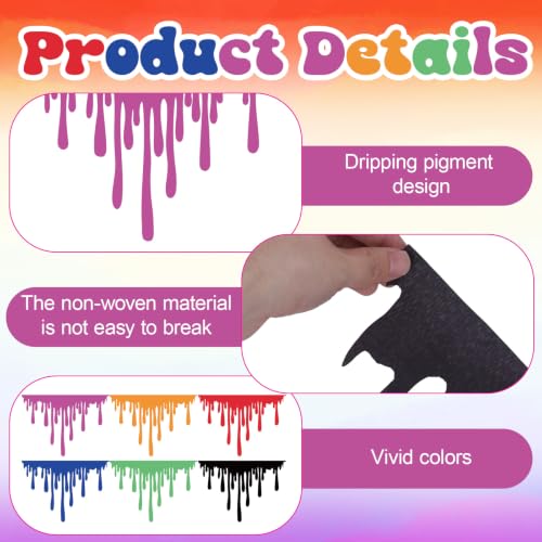 6 Pack Art Party Table Skirts - Classroom & Event Decorations