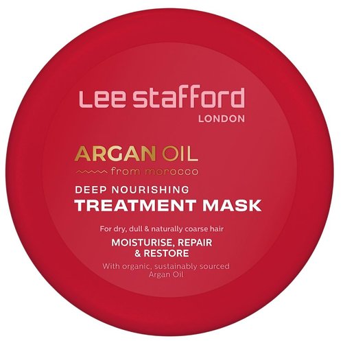 Lee Stafford Hydrating Hair Mask - Argan Oil Deep Conditioning Treatment for Dry, Damaged Hair | 6.7 Fl Oz