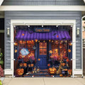 Halloween Candy Shop Garage Door Banner Decorations - 8x7ft