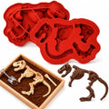 Dinosaur Skeleton Chocolate Molds Silicone Food Grade Nonstick DIY Baking Tool - Variation: Dinosaur