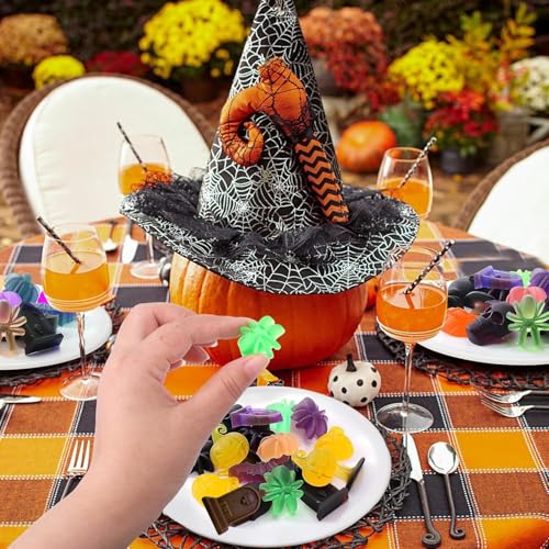 Halloween Silicone Cake Molds - 2 Pack Spooky Pumpkin Ghost Bat Designs for Baking & Crafts