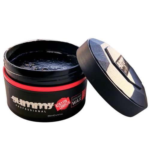 **Gummy Professional Hair Styling Wax - Strong Hold with Keratin Complex for Radiant Finish | 200 ml**