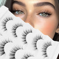 Veleasha Cat Eye False Eyelashes Wispy Lash Strips G2-5P